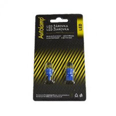 Automobilová žárovka LED 12V 5W W2,1x9,5d modrá 2ks bl LED017Bblistr 901933