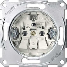 Merten Mechanismus zásuvky 250V/16A, bezšroubová SCHNEIDER MTN2500-0000