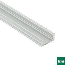 AL profil FKU52 C13/MU17 pro LED, bez plexi, 2m, elox FK TECHNICS 4738343