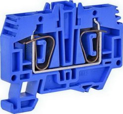 Řadová pružinová svorka ESP-HMM.6B 800V 6mm2 modrá na DIN lištu ETI 003903169