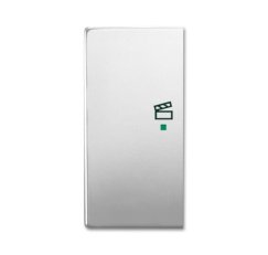 ABB Future linear Kryt 2násobný levý symbol scény ušlechtilá ocel SRS-2-L-866
