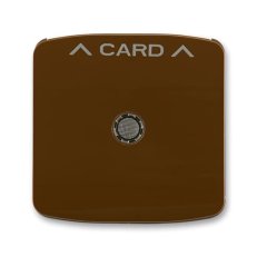 Kryt spínače kartového s čirým průzorem 3559A-A00700 H hnědá Tango ABB