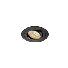 Sada NEW TRIA LED DL ROUND černé matné 12 W 38° 3000K vč.ovladače SLV 114230