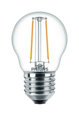 LED žárovka PHILIPS CorePro LEDLuster ND 2-25W P45 E27 827 CL G