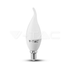 LED žárovka V-TAC 5.5W E14 Plastic Candle Flame 6400K VT-258