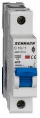 Instalační jistič AMPARO 10kA, C 10A, 1P SCHRACK AM017110--