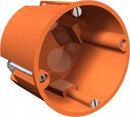 OBO HV 60 MW Přístrojová/propojovací krab. Dutá stěna 2K O68mm H61mm oranžová