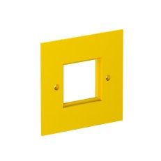 OBO VH-P4 Krycí deska, 1 násobný Modul 45, 95x95mm, řepkově žlutá Polyamid, PA