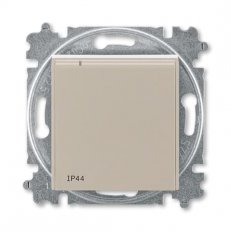 ABB LEVIT Zásuvka s kolíkem clonky víčko IP44 macchiato/bílá 5519H-A02997 18