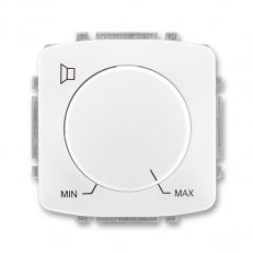 Regulátor hlasitosti 100 V, s krytem 5016A-A10100 B bílá Tango ABB