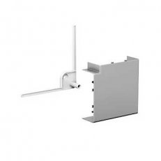 Schneider ISM10453 Bend 90 degree 165x55 alu metallic , koleno 90°