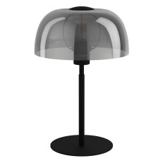 Stolní svítidlo SOLO 2 1xE27 černá/černá-transparent 40W IP20 EGLO 900141
