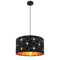 Závěsné svítidlo ABBEY černá 1xE27, max. 60W 230V GLOBO 15448H