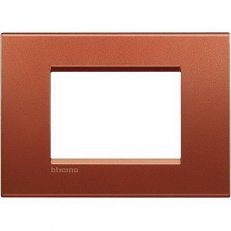 BTICINO LIVINGLIGHT RÁMEČEK HRANATÝ 3MODULOVÝ CIHLOVÝ LNA4803RK