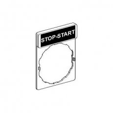 Schneider ZBY2366 STANDART.NOSIČ ŠTÍTKŮ STOP-START