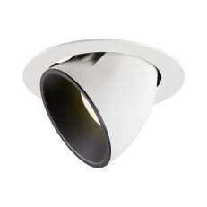 NUMINOS GIMBLE XL, zápustné stropní svítidlo bílé/černé 4000 K 55° SLV 1006080