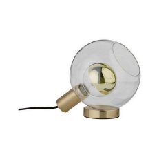 Stolní lampa Esben 1-ramenné čiré sklo/mosaz kartáčovaná 797.27 PAULMANN 79727
