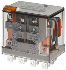 Výkonové relé, DIN, 4P/12A, 220V DC, MA, MI FINDER 56.34.9.220.0040