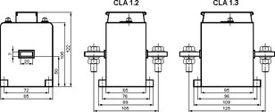 Měřící trafo CLA 1.2 250/5A 10VA 1 FS5 120% závitové šroub M10