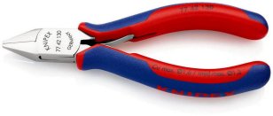 Boční štípací kleště pro elektroniku 130 mm KNIPEX 77 42 130