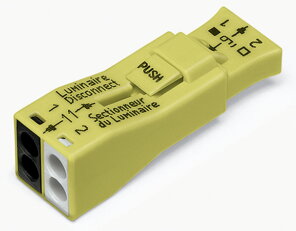Konektor pro svítidla 2pól. žlutá WAGO 873-902