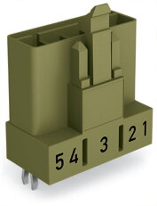 Konektor na desky plošných spojů, rovné, 5pól., světle zelená WAGO 890-875