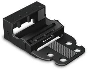 Upevňovací adaptér pro 5vodičové svorky řada 221 4mm2 černá WAGO 221-515/000-004