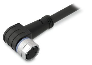 Kabel pro senzor/akční člen Zásuvka M8  úhlová 3pól. WAGO 756-5102/030-050