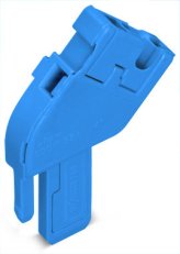 Modul pro 1vodičový konektor (zásuvku), úhlový, CAGE CLAMP, 4mm2, modrá