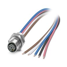 SACC-DSI-M12FSL4FE-M16XL/1,0GRX Přístrojový konektor zezadu stěny 1238576