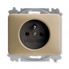 ABB 5519B-A02347260 Zásuvka 1násobná s ochraným kolíkem,bez clonek