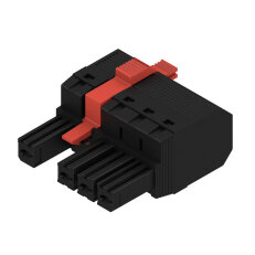 Zásuvný konektor DPS BVF 7.62HP/04/180MF4 SN BK BX LRP WEIDMÜLLER 2882570000