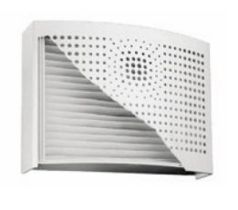 WDZA-F 100 univerzální plastový anemostat s filtrem M5 ELEKTRODESIGN 8324388