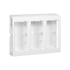 Nástěnná krabice bez bočních vík CIMA PRO 6×K45 čistě bílá SBC350/9