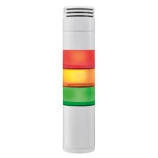 Sloupek signální EOS WM LT+3LM GR/AMB/RED+SOUNDER A+ 12/24 V, ACDC SIRENA 36908
