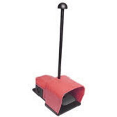 Nožní spínač s krytem PG 13,5, plast, 2NO, prov.D, červená, IP65 PX21411-D