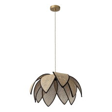 Decor Rattan Lotus Pendant 480 E27 Brown OSRAM 4058075847248