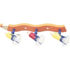 Stropní bodové svítidlo Tužka 3 oranžová 3x25W IP20 E14 COMPOLUX 0720507/10