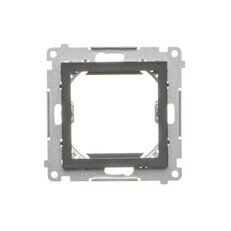 Adaptér přechodový (průchodka) pro zařízení standardu 45 × 45 mm černá matná