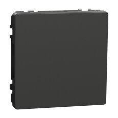 Záslepka, Merten System D, antracit, termoplast barvený SCHNEIDER MEG4075-6034