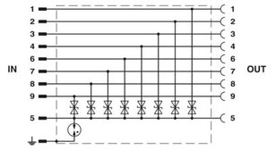 Svodič přepětí DT-UFB-V24/S-9-SB PHOENIX CONTACT 2803069