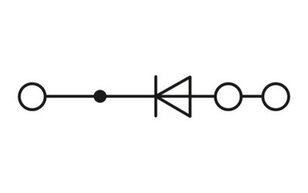 Řadová svornice elektronického prvku ST 2,5-TWIN-DIO/R-L PHOENIX CONTACT 3036521