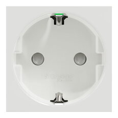 Zásuvka SCHUKO NOVÁ UNICA 2P+E 250V/16A, clonky, bezšroubová, Bílá
