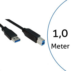 Bachman 917.1205 USB 3.0 cable A/B 1,0m