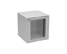 Nástěnný nýtovaný rozvaděč GrandN DUO 12U s prosklenými dveřmi,hl.600mm 83000985