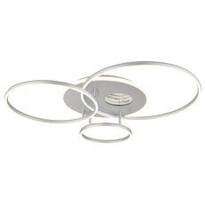 Stropní svítidlo INVERTINA stříbro LED 54W, 2256lm, 2700-6500K GLOBO 48466-54A