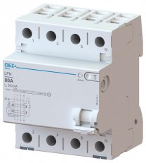 LFN-40-4-300BP-K Proudový chránič 40A  300mA 4pól 10kA typ B+ prov. K OEZ:46454