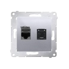 D62.01/43 Dvojitá počítačová zásuvka RJ4