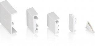 ABB PS-END1SP Koncová krytka určená pro 4 fázové přípojnice podle UL 1077