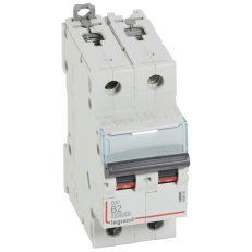 DX3 JISTIČ, 2 PÓLOVÝ, CHAR. B,2A 10000A/16KA LEGRAND 408936